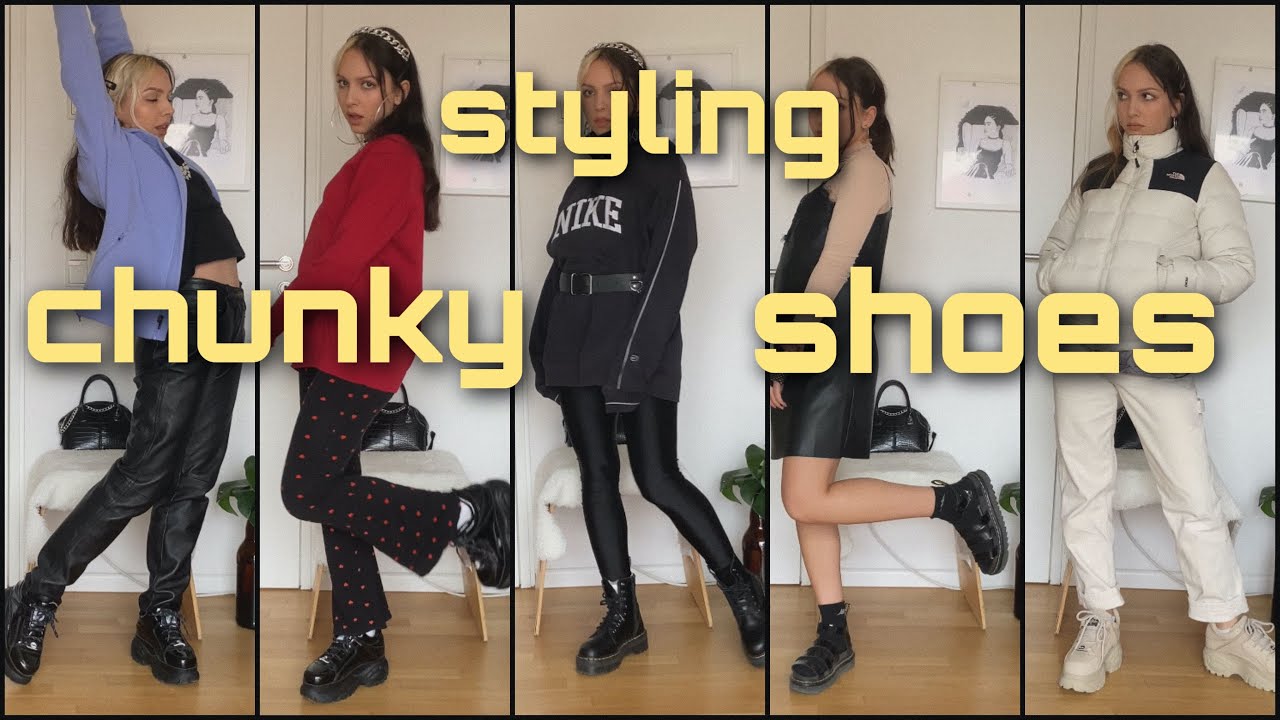styling Doc Martens & Buffalo chunky sneakers | (grunge) outfit inspiration | Lookbook 2020