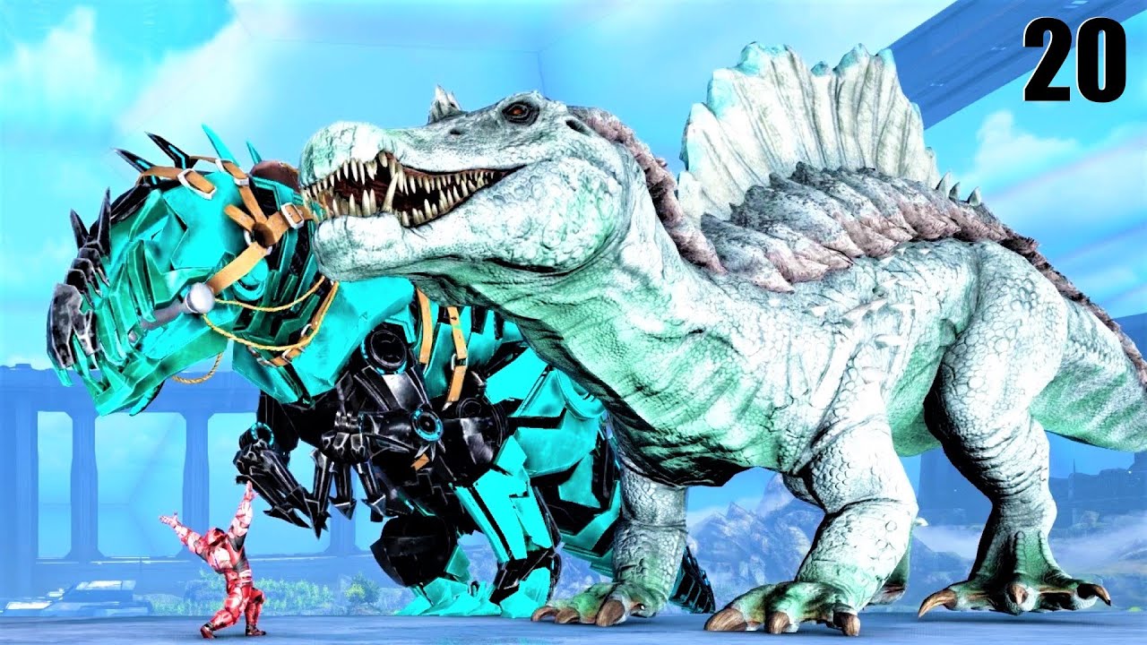 EPIC ARMORED SPINOSAURUS & GIGA TRONS RETURN! | ARK GENESIS PART 2 MODDED ETERNAL E20