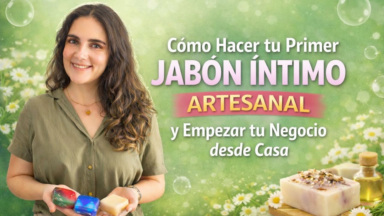 Cómo Hacer tu Primer Jabón Íntimo Artesanal y Empezar tu Negocio desde Casa
