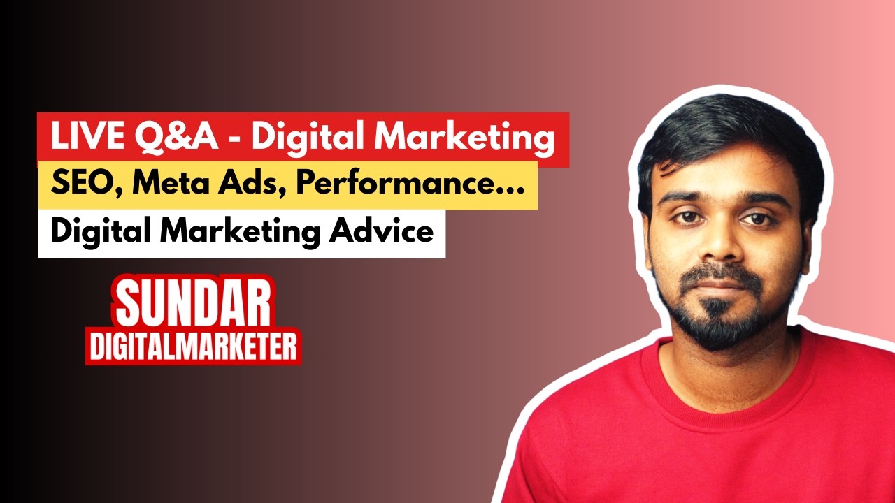 🔴 LIVE Digital Marketing Doubts Cleared Tamil | Real Questions from Instagram | Feb 2026