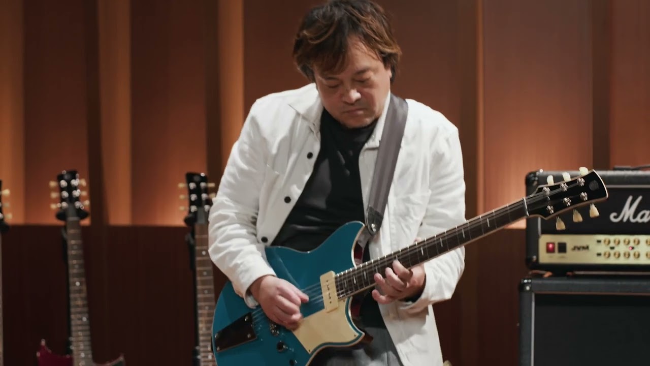 フルモデルチェンジして新しくなったREVSTAR RSP02T（P90タイプ）をギタリスト鈴木健治さんにデモ演奏していただきました。