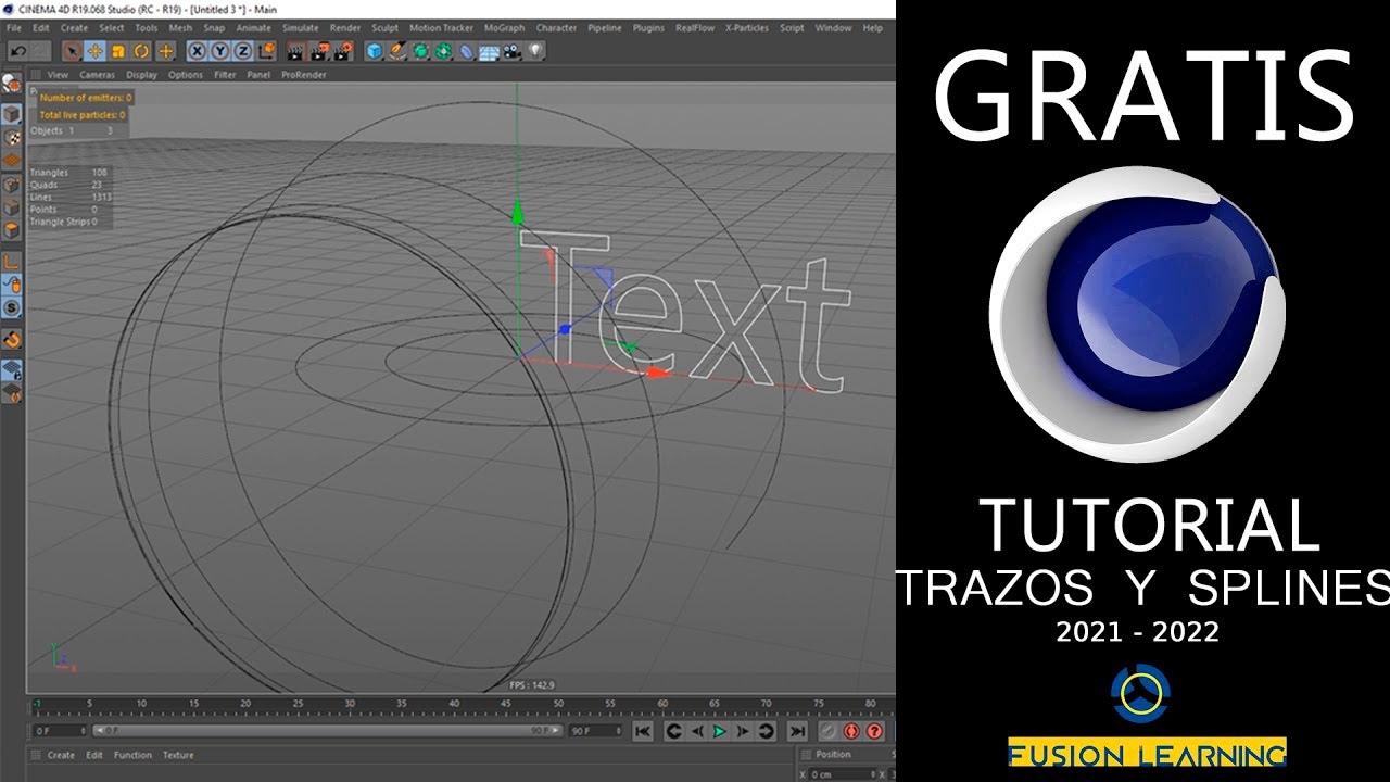 Curso Definitivo de Cinema 4D #11 - Trazos y Splines