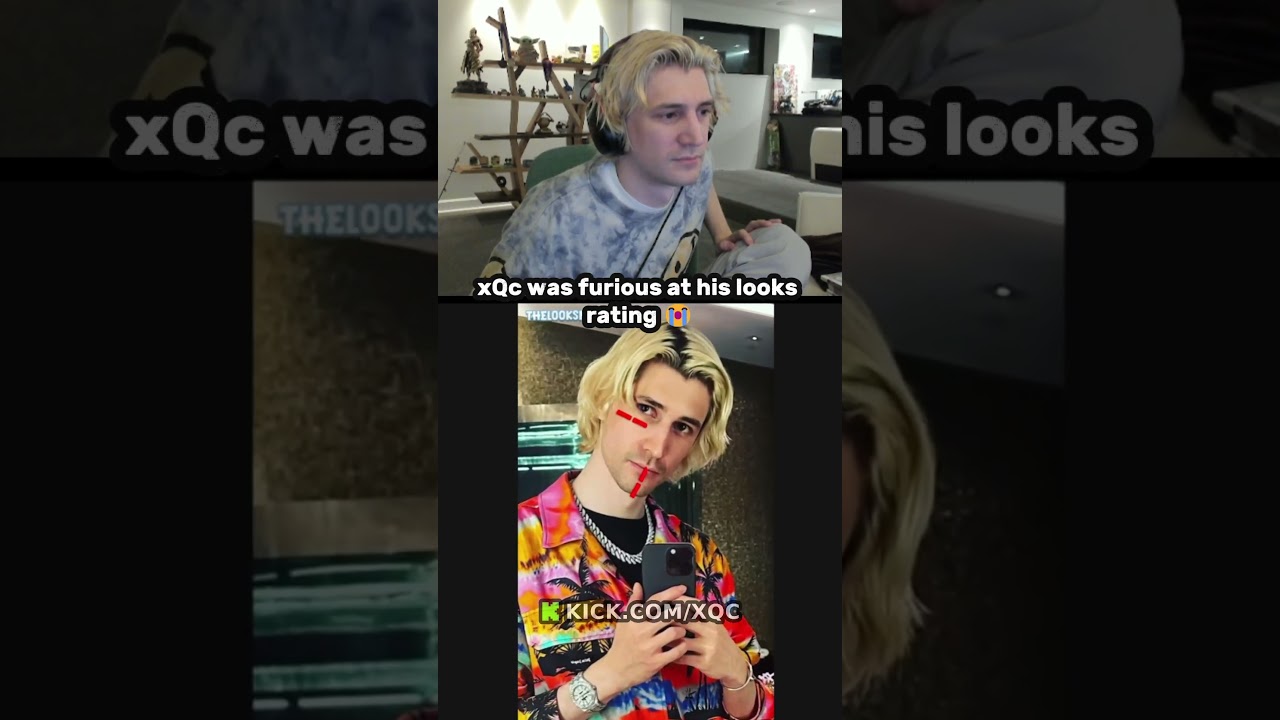 xQc was furious at his looks rating 😭#xqc