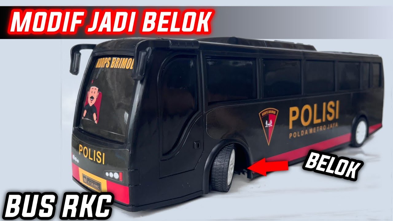 CARA AGAR BUS PLASTIK RKC BISA BELOK