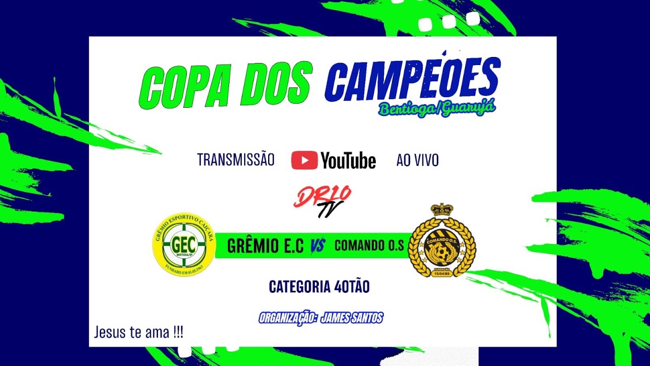 Grêmio X Comando - Transmissão ao vivo de DR10 TV