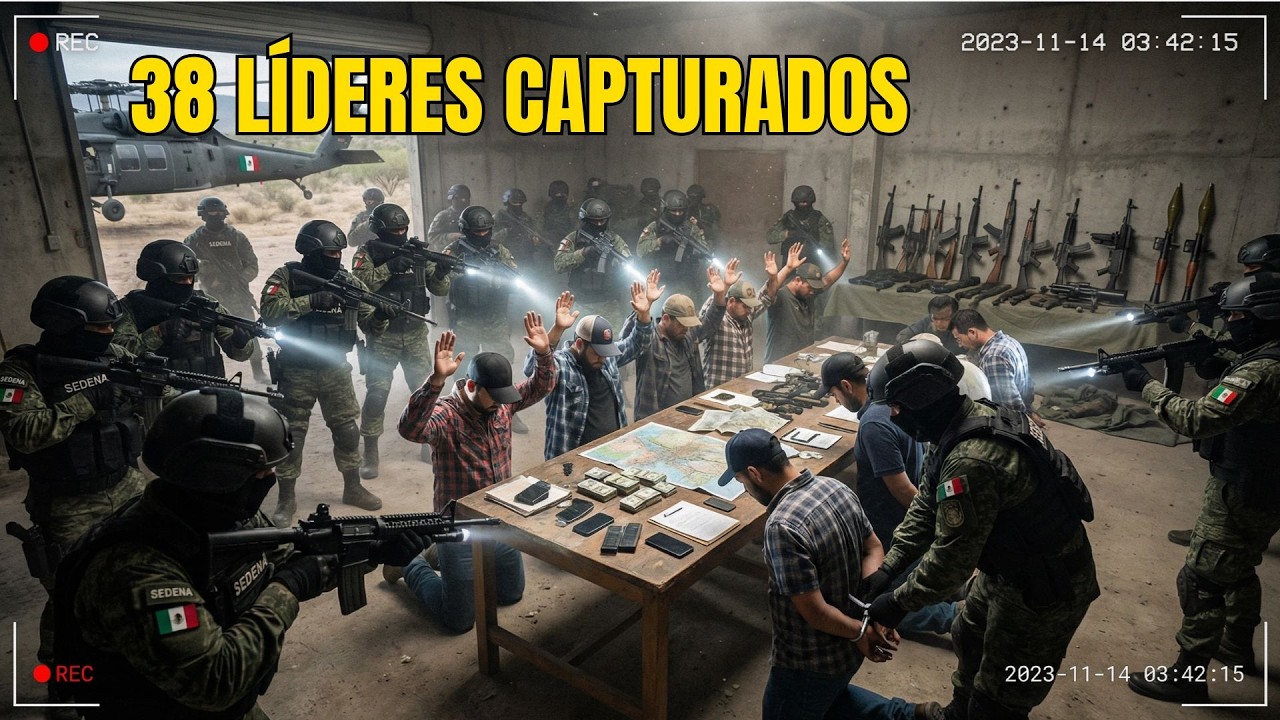 ⚠️💥 MURCIÉLAGOS IRRUMPEN EN REUNIÓN CLANDESTINA DEL CJNG: 38 LÍDERES ABATIDOS