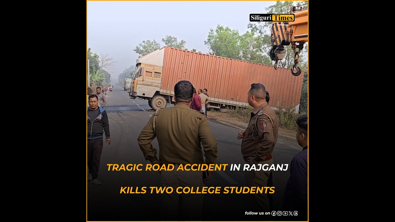 Tragic road accident in Rajganj kills two college students (Bangla)