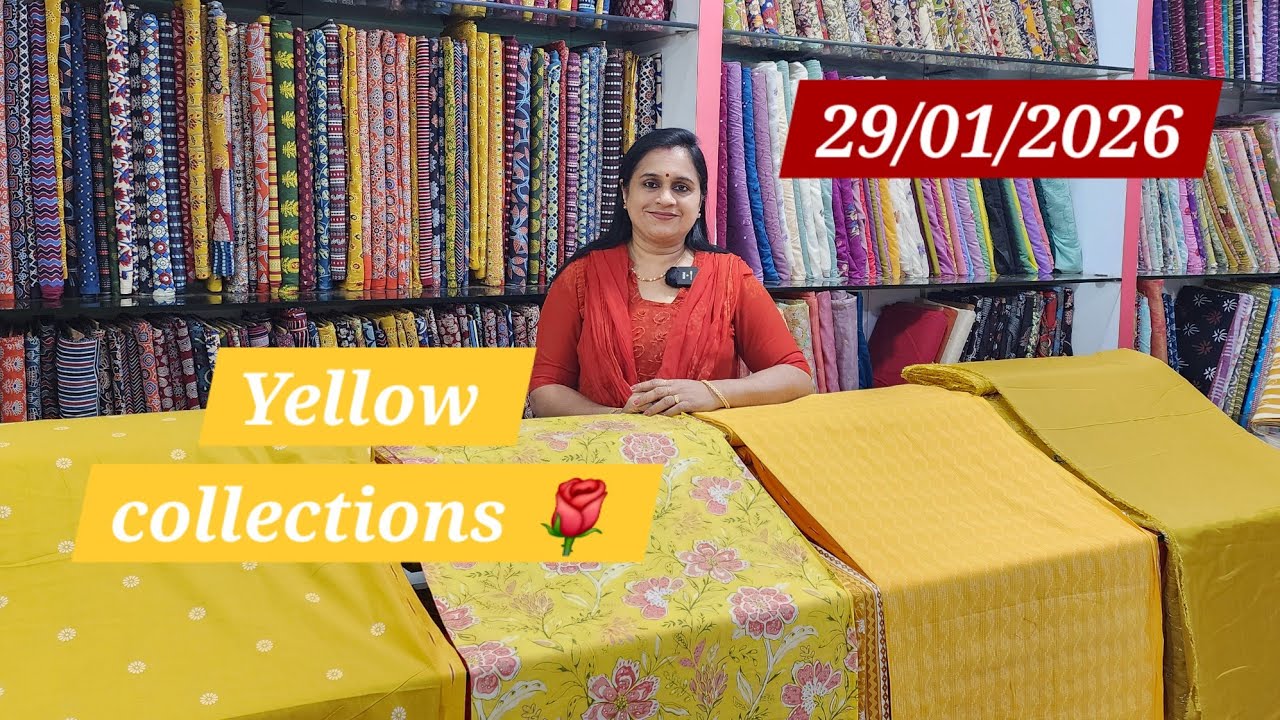 Variety fabrics 🌹one colour 😊Yellow,, 💛💛💛💛Get ready for haldi 😄, 🌻🌼