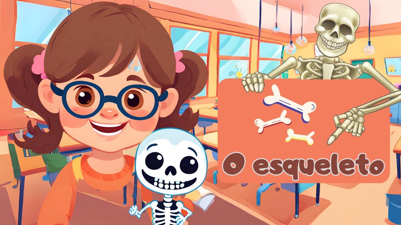 O esqueleto - Estudo do Meio 1&ordm; ciclo - O Troll explica.