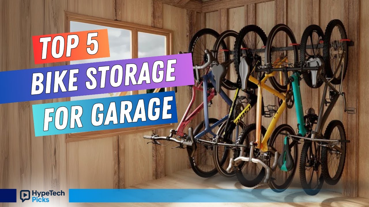 ▶️ Top 5 Best Bike Storage for Garage 2025 | Wall, Ceiling & Floor Storage Ideas