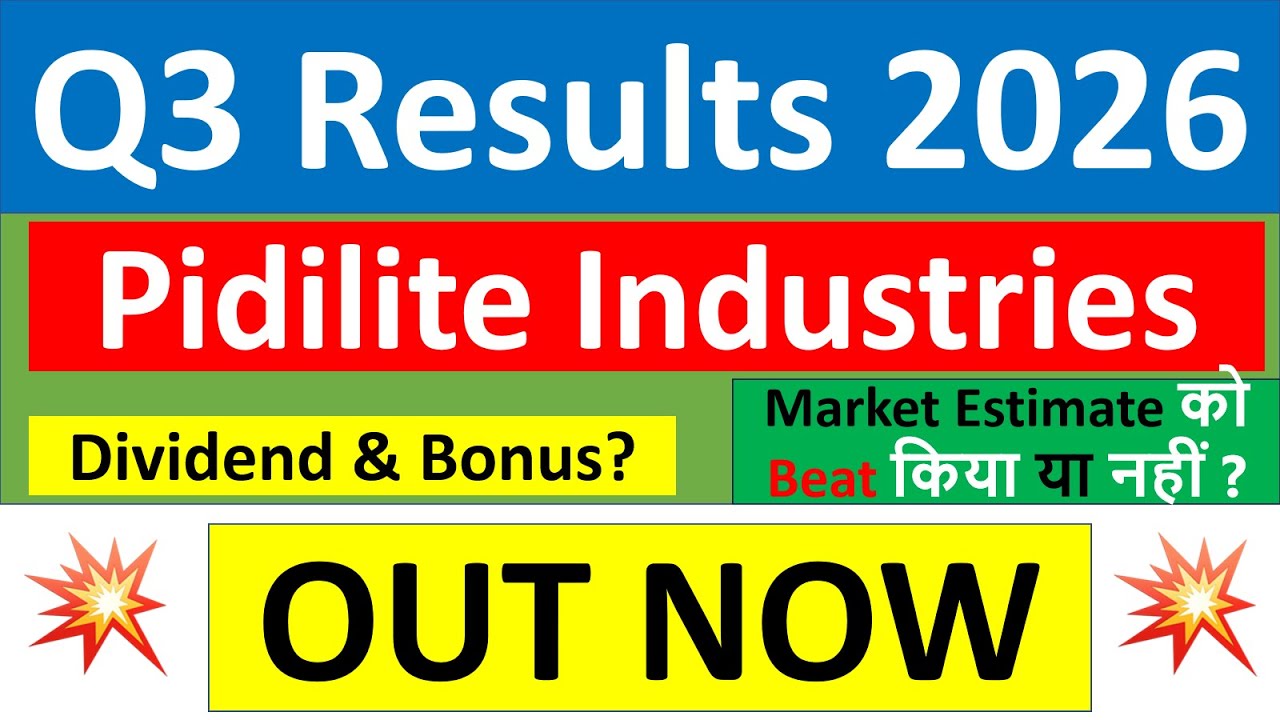 Pidilite Industries q3 results 2026 | Pidilite q3 results today | Pidilite Industries Share News