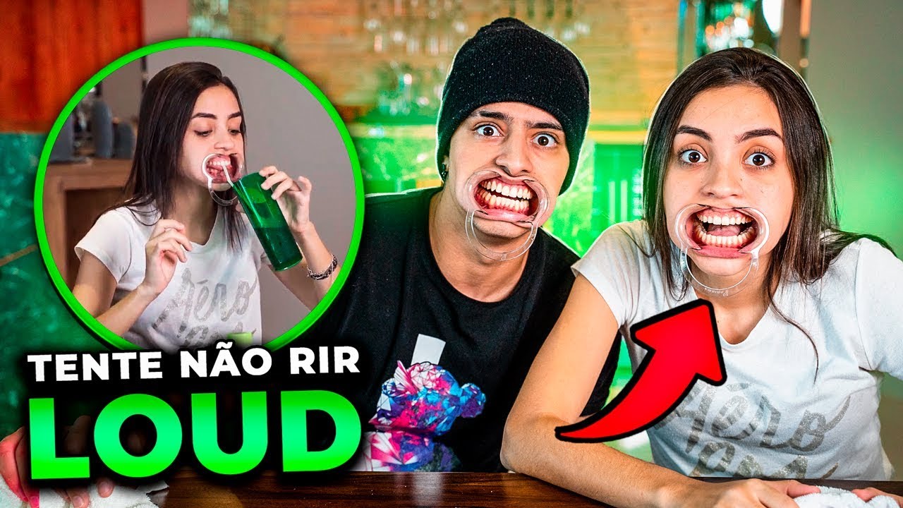 TENTE NÃO RIR COM DESAFIO DA BOCA GIGANTE NA LOUD!!