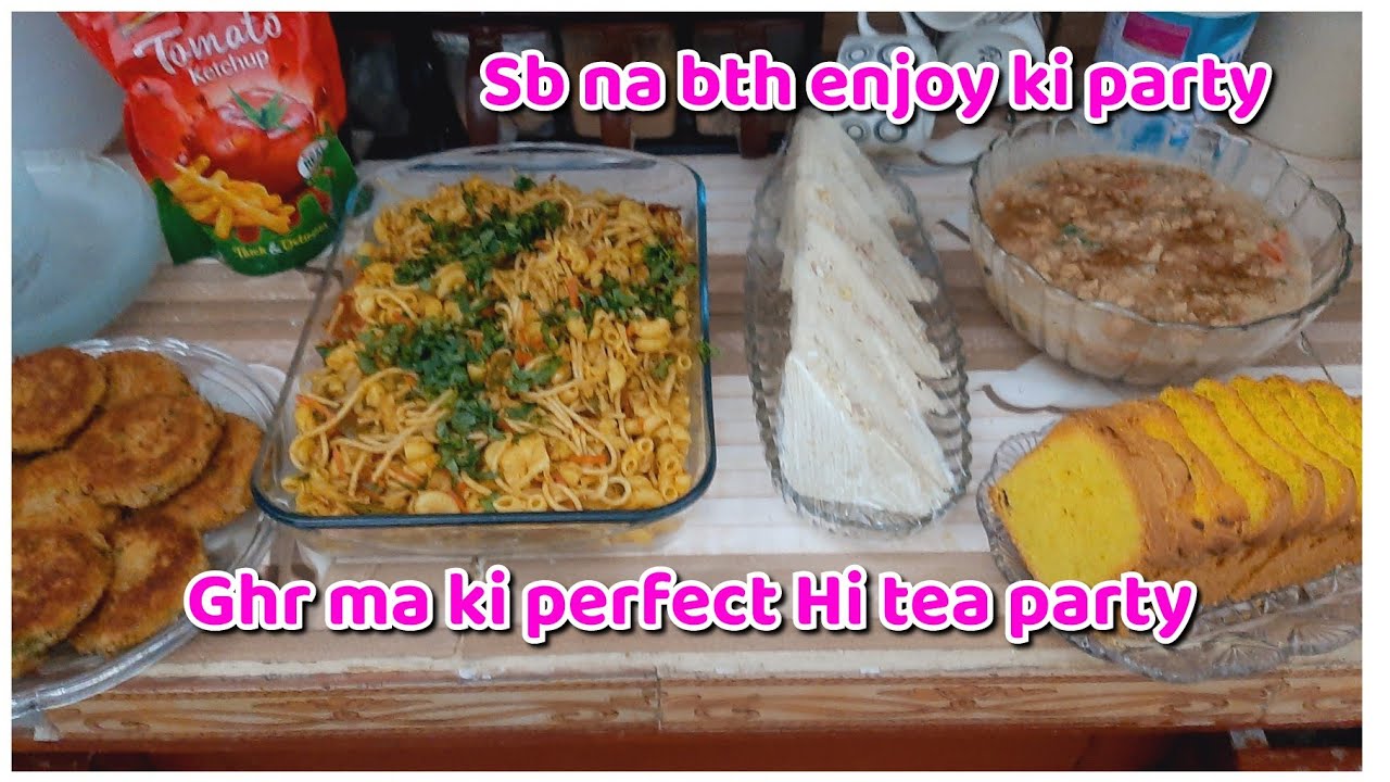 Tea Party At My Home | Party Ideas | Hi tea Menu ideas | Pakistani vlog | Urdu vlog