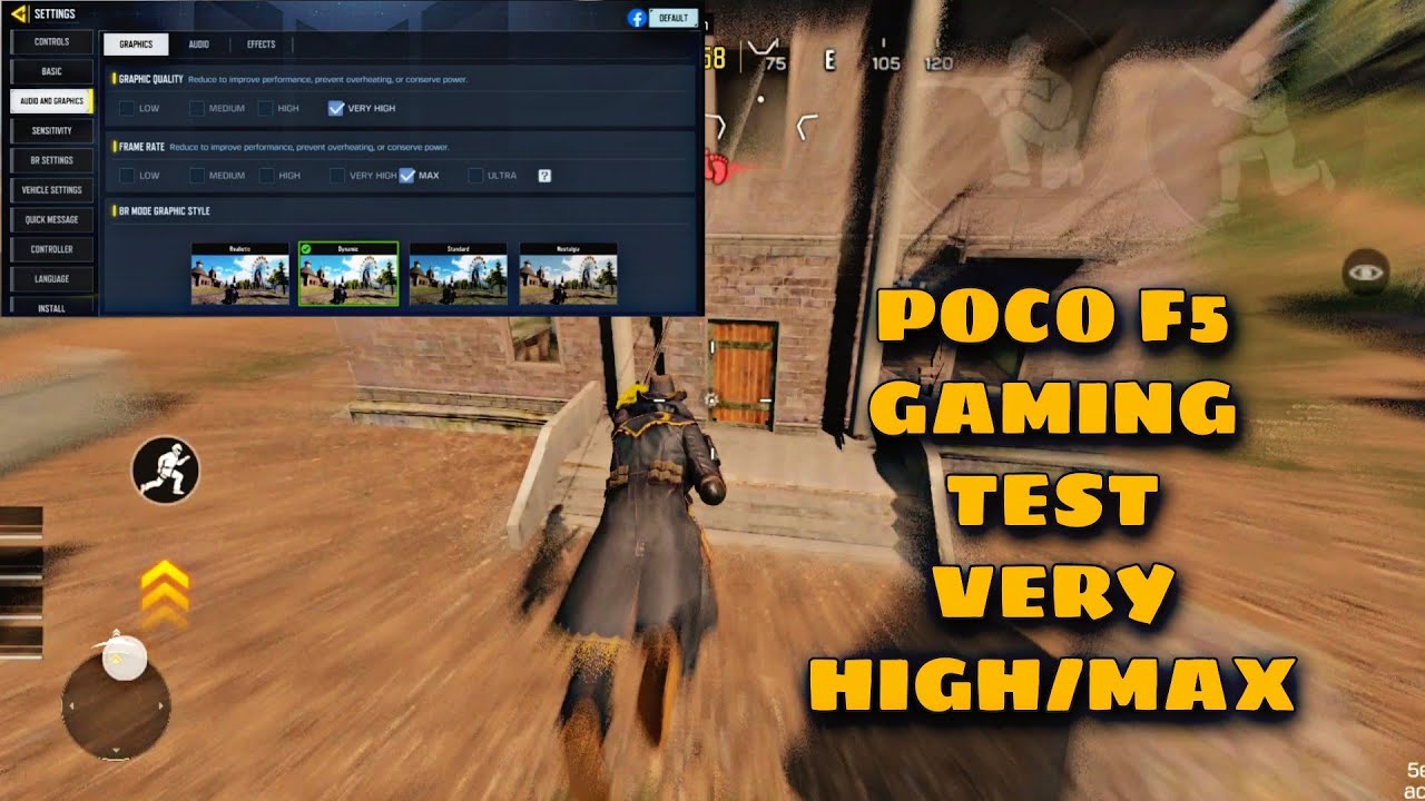 POCO F5 GAMING TEST IN VERY HIGH/MAX FRAME RATE | COD MOBILE