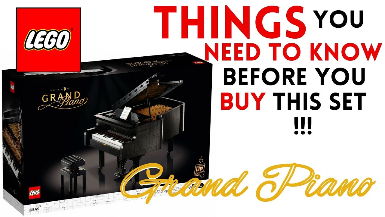 Lego 21323 Grand Piano | Things You Need to Know Before You Buy the Lego Grand Piano Set