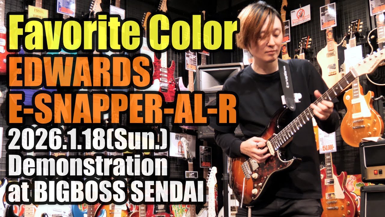 Favorite Color - EDWARDS E-SNAPPER AL/R(Updated Specs Model)