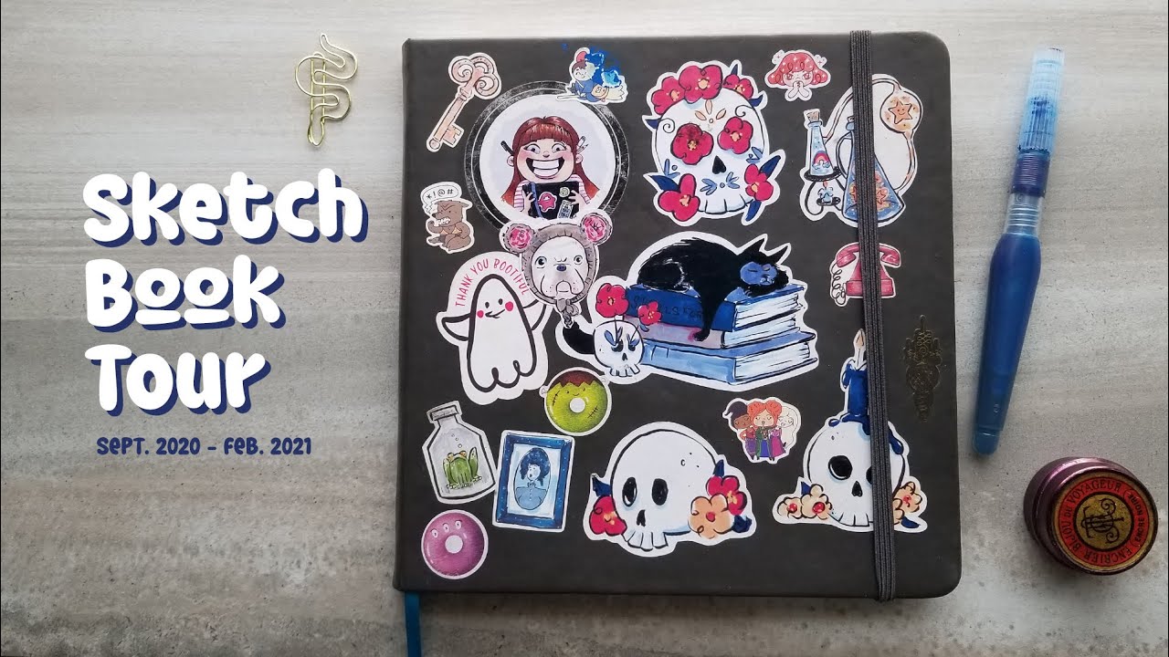 Sketchbook Tour | Sept 2020 - February 2021