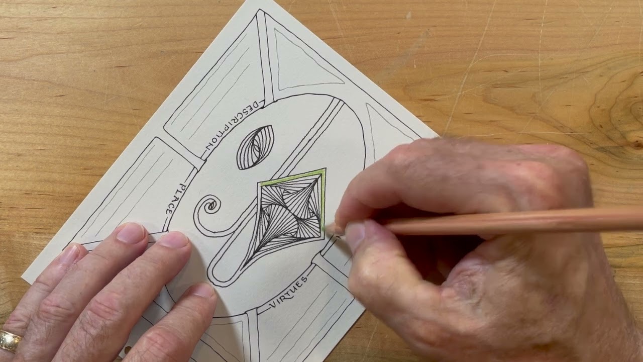 Zentangle Project Pack No. 21 - Day 02