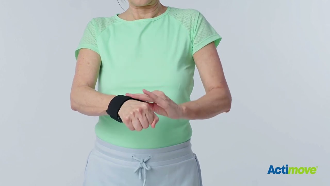 How To Apply | Actimove Everyday Supports Wrist Stabilizer Carpal Pre Shaped Metal Stay