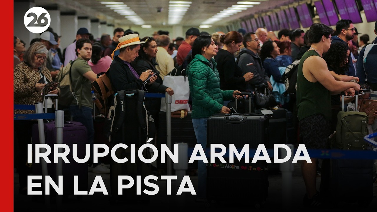 🚨 TERROR EN LA PISTA | Hombres armados irrumpen en aeropuertos y desatan el pánico en México