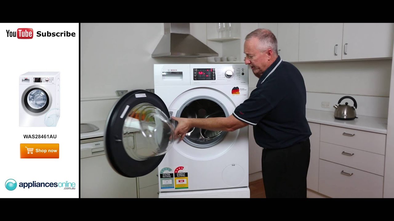 WAS28461AU 7.5kg Front Load Bosch Washing Machine reviewed by expert - Appliances Online