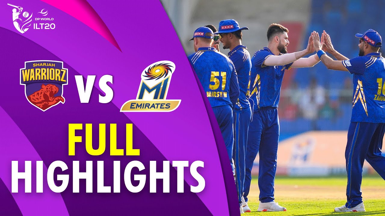 Full Highlights | Sharjah Warriorz vs MI Emirates | Match 6 | DP World ILT20 | M3Y1U