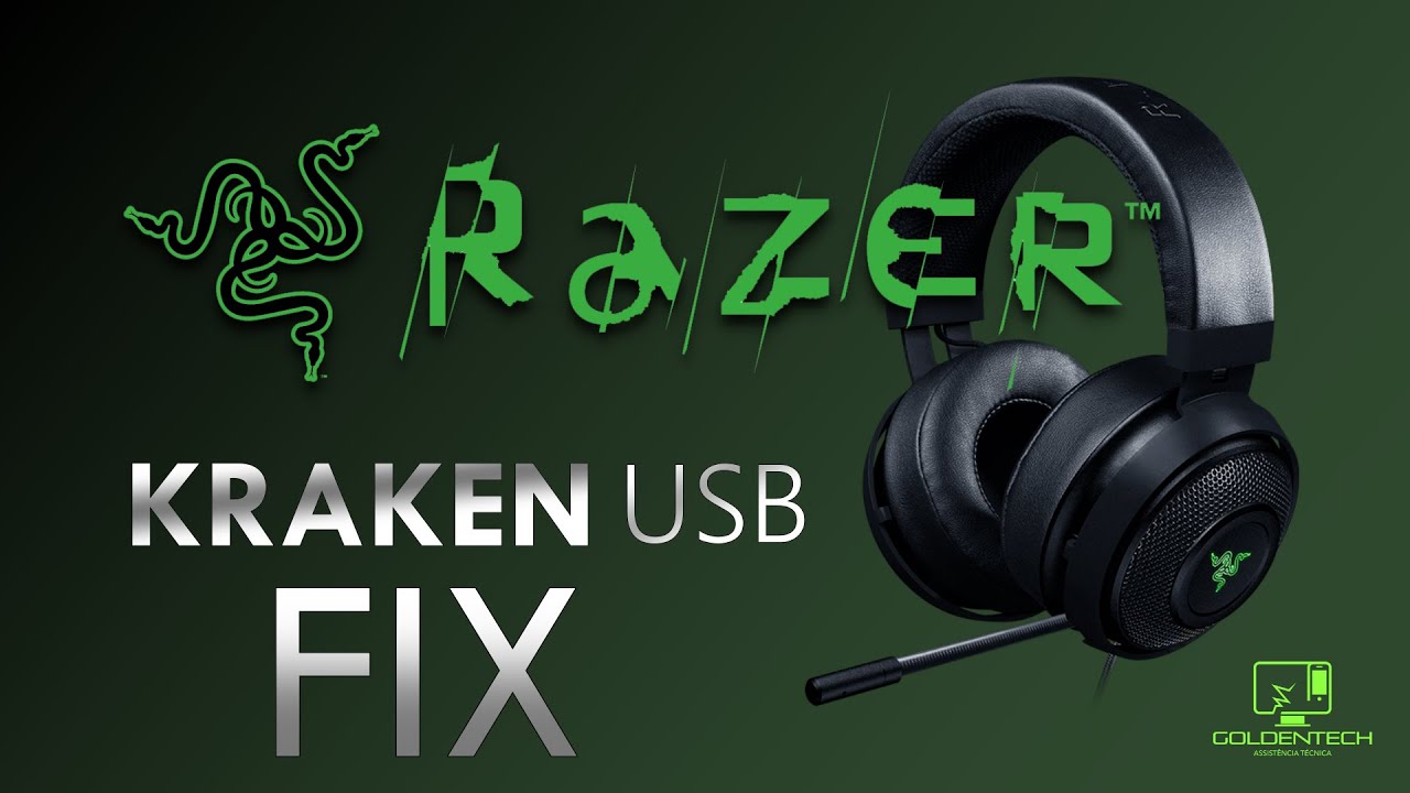 TROCA DE ALMOFADA E HEADBAND DO HEADSET RAZER KRAKEN USB.