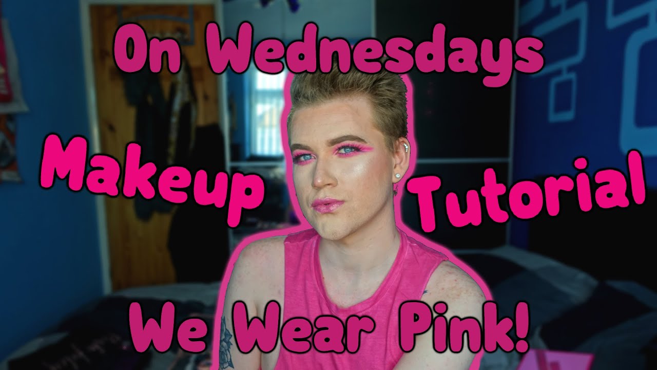 On Wednesdays We Wear Pink Makeup Tutorial! | RandomJosh