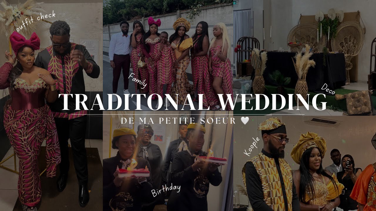 TRADITONAL WEDDING DE MA PETITE SOEUR 🤍 ( C’est trop cour 😭)