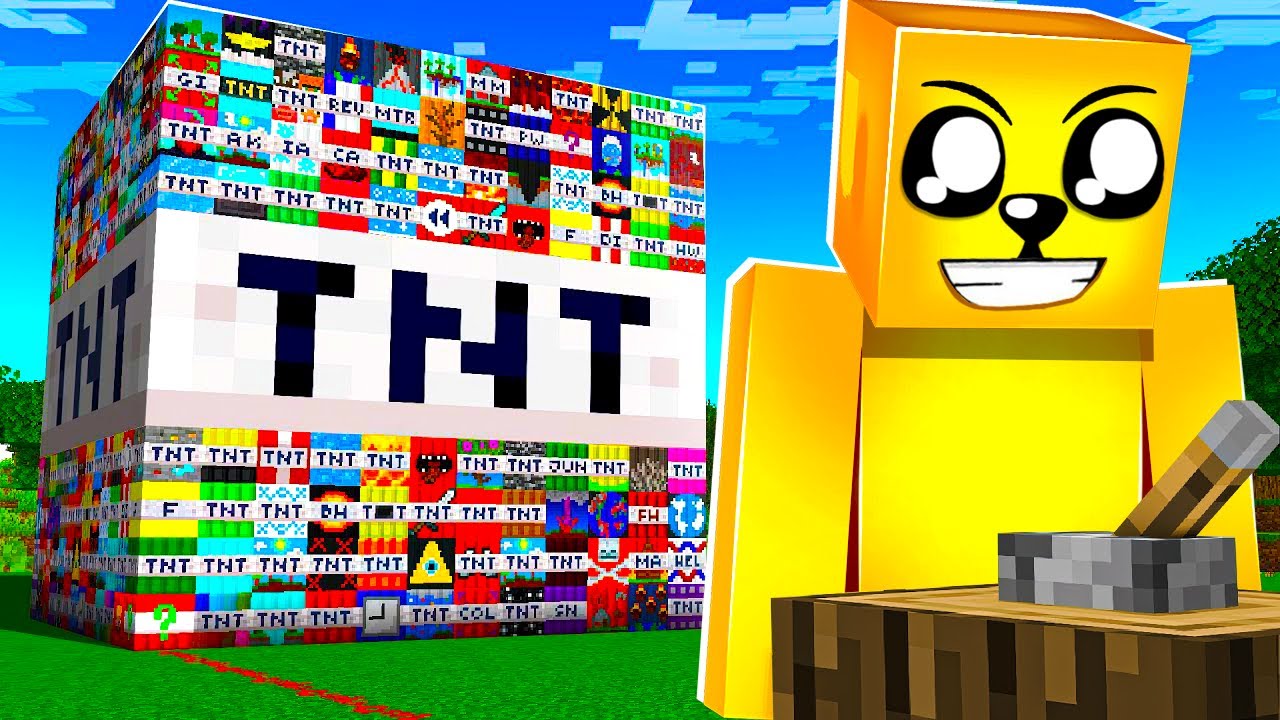 TROLLÍM KAMARÁDA pomocí SPECIÁLNÍCH TNT v Minecraftu...💥