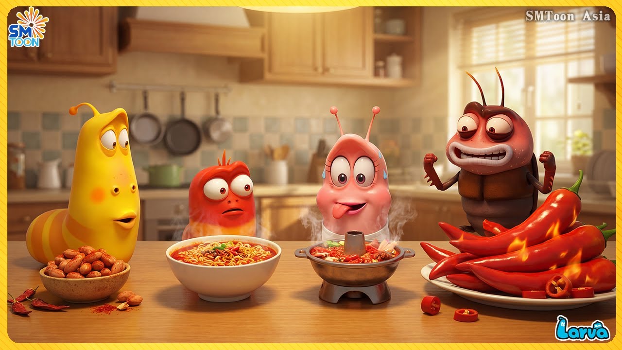 Larva 2026. Laugh Every Day with This Hilarious Larva Compilation. The larva's spicy food challenge