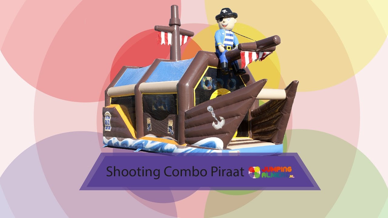 Piraten Shooter Springkussen - Jumping Almere, Lelystad & Het Gooi