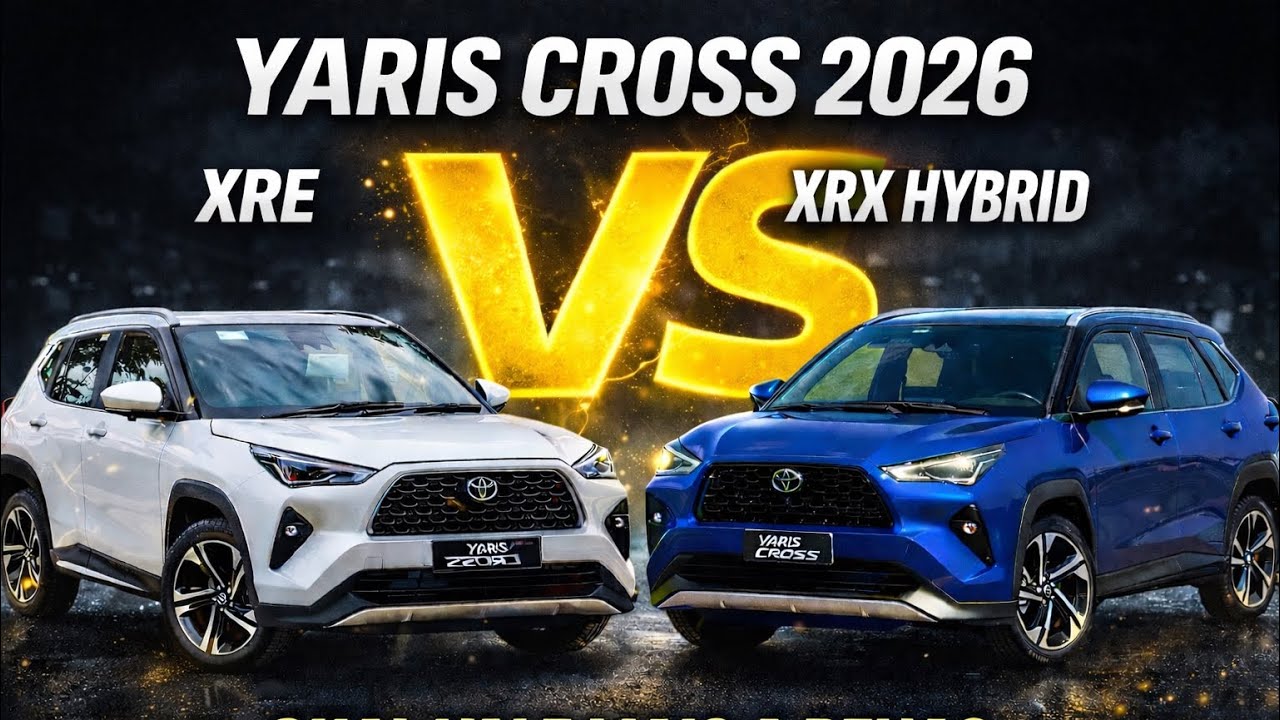 Novo Toyota Yaris Cross Hybrid ou a combustão? XRX vs XRE: qual versão vale mais a pena?