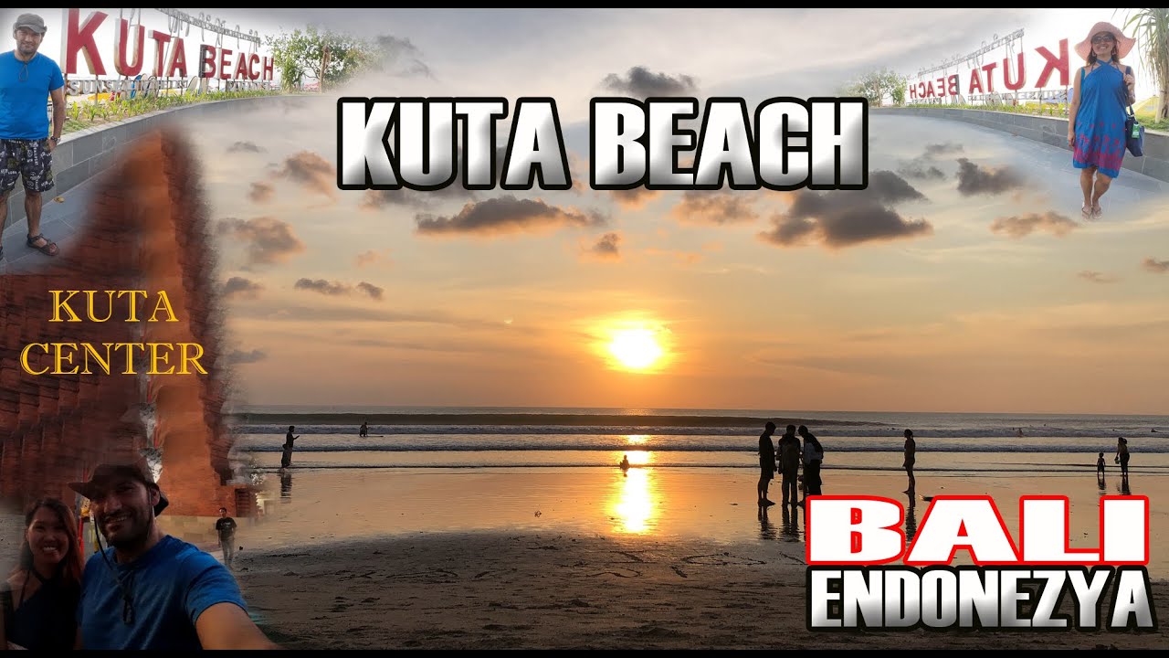 ENDONEZYA BALİ KUTA BEACH VE KUTA CENTER MERKEZİNİ GEZİYORUZ.