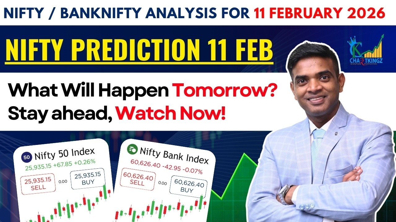 Nifty Live Analysis for 11 February 2026 | What Will Happen Tomorrow? Stay ahead, Watch Now!