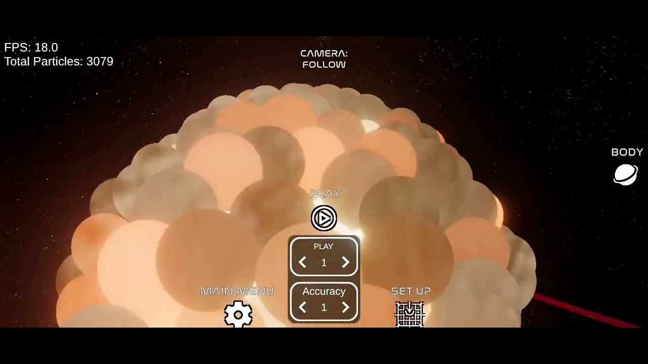 Playing space crash simulator