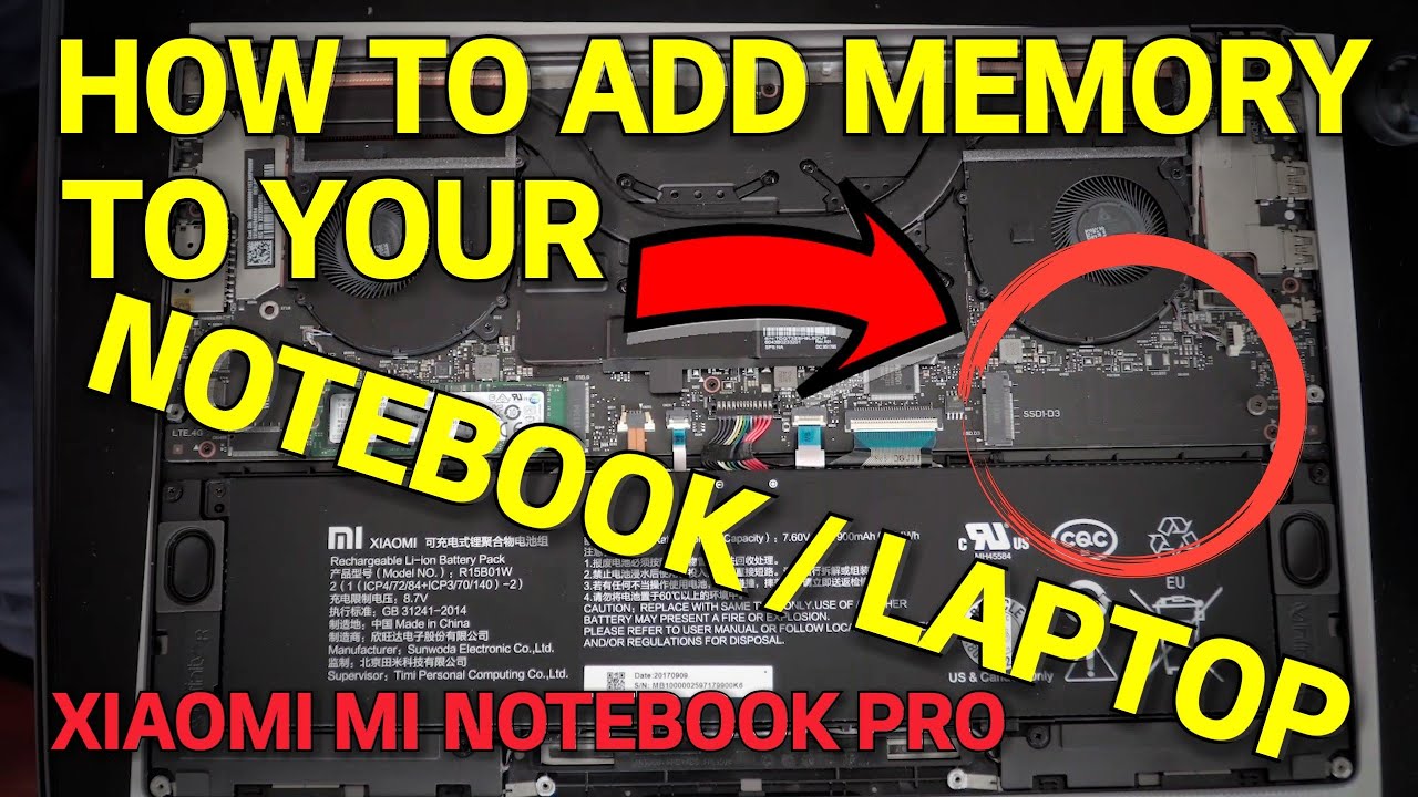 How to add an SSD to your Xiaomi Mi Notebook Pro