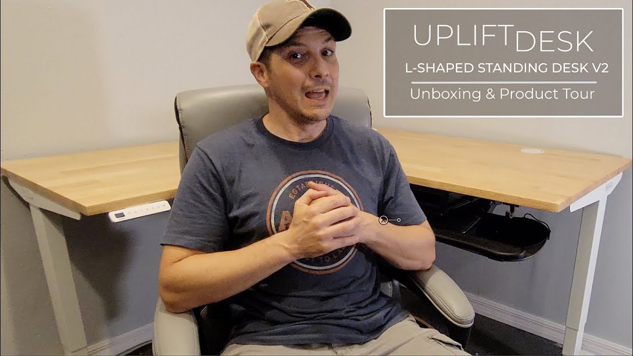 UpliftDesk L-Shaped Standing Desk V2: Unboxing & Product Tour