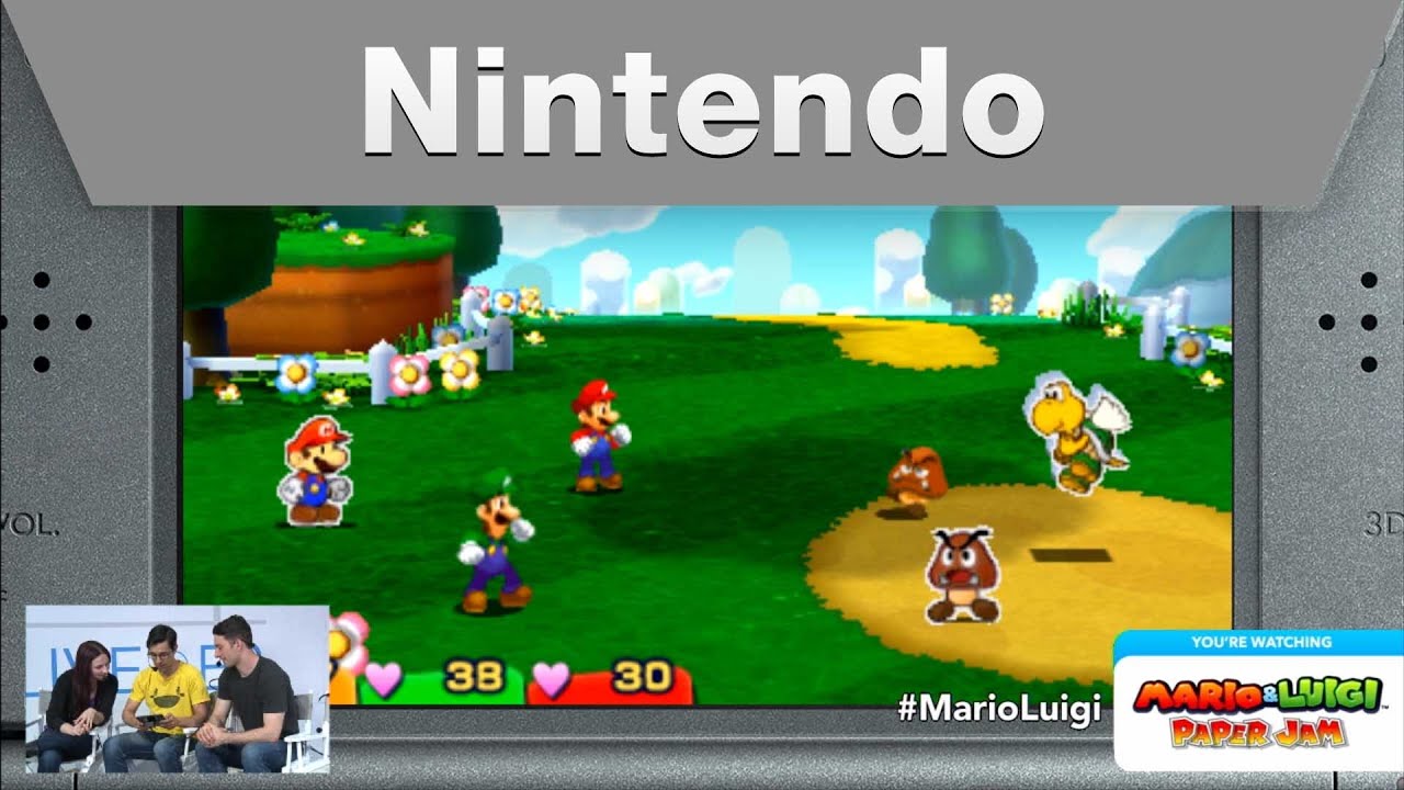 Nintendo Treehouse Live @ E3 2015 Day 1 Mario & Luigi: Paper Jam