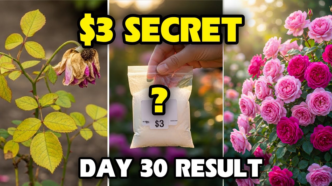 My Neighbor's Secret for Huge Roses (It's Only $3!)
