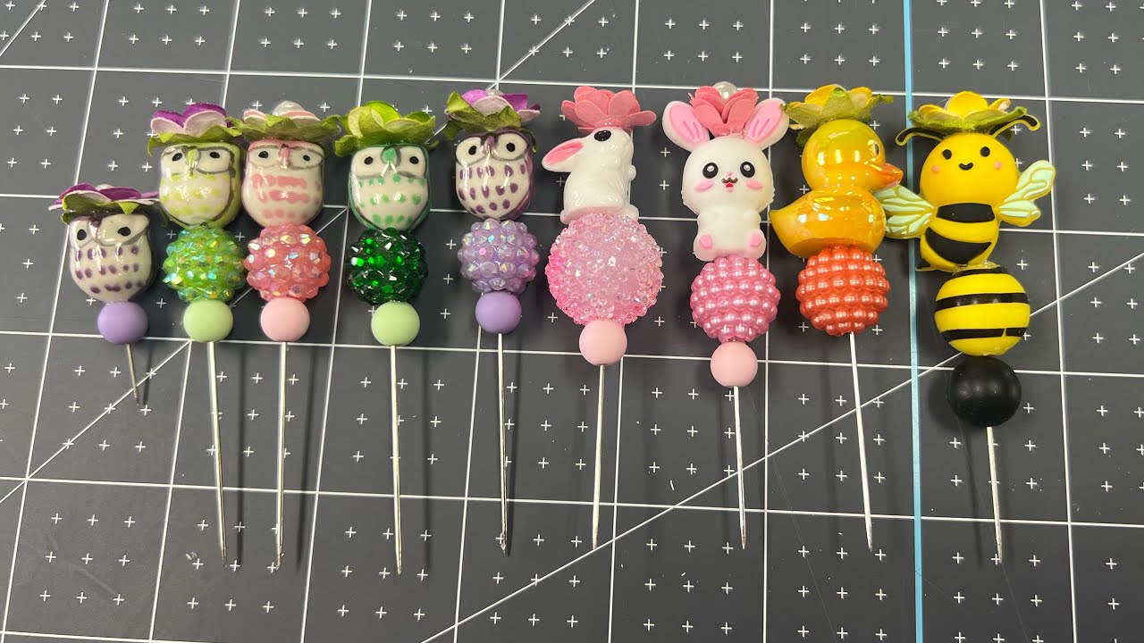 Craft with me…let’s make some cute beaded stickpins