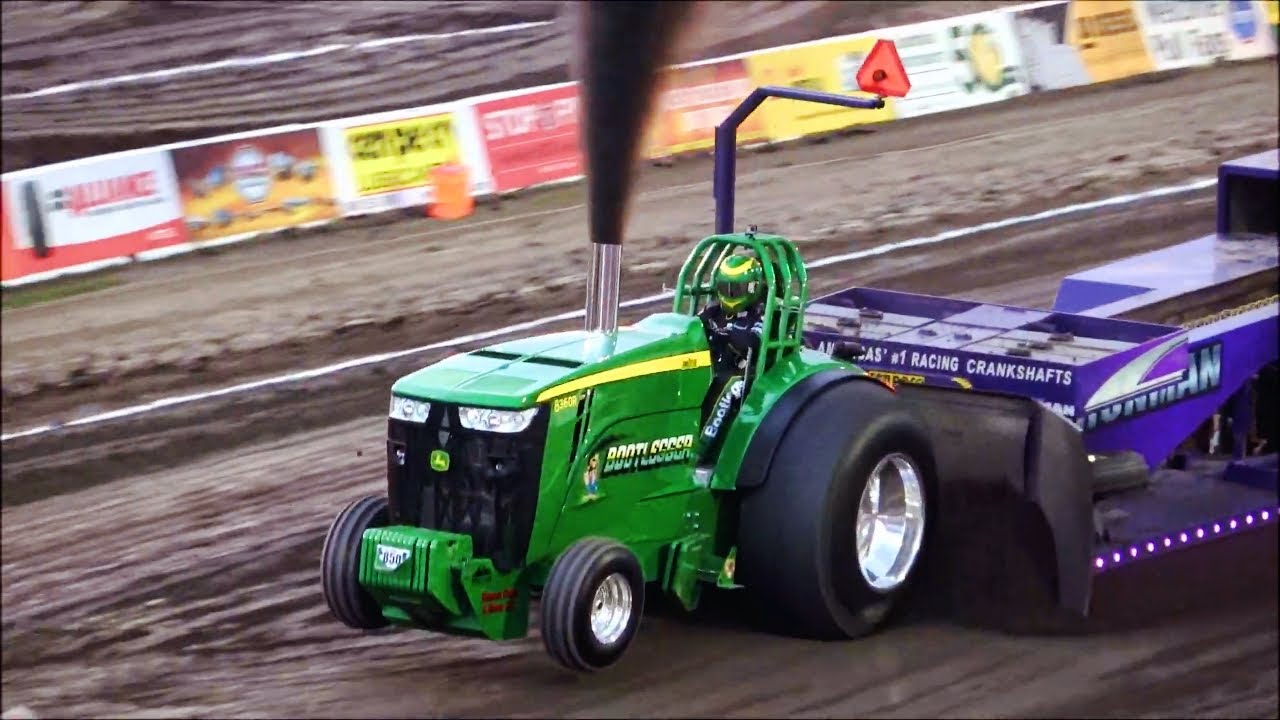 Pro Stock Tractors pulling in Bowling Green, Ohio NTPA 2019