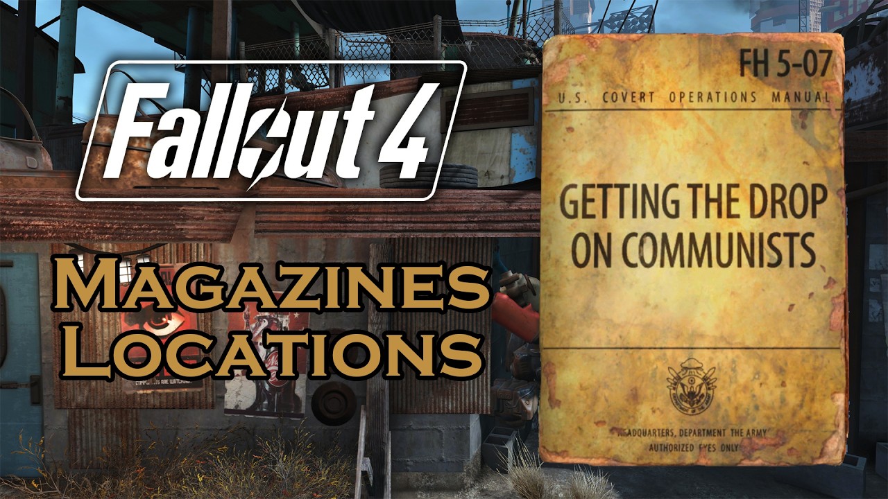 Fallout 4 - U.S. Covert Operations Manual Magazines Locations