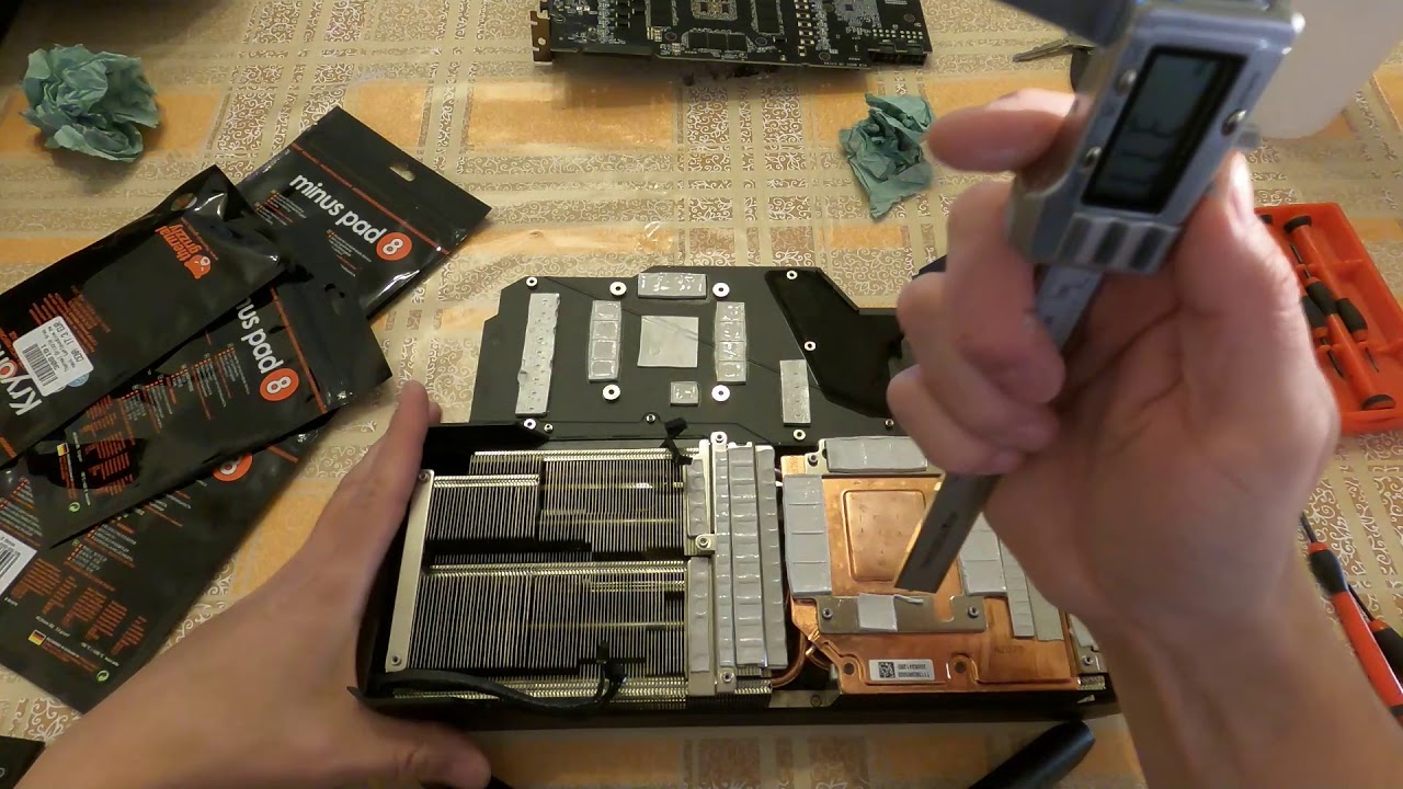 GIGABYTE RTX3090 Master - Hashrate -THERMAL PADs Exchange (+/- 80 to 115,8 MH/s(124,6MH/s))