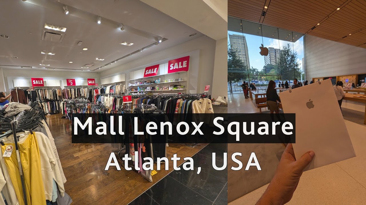 🛍️ COMPRAS en el mall Lenox Square de Simon en Atlanta, Georgia (USA)
