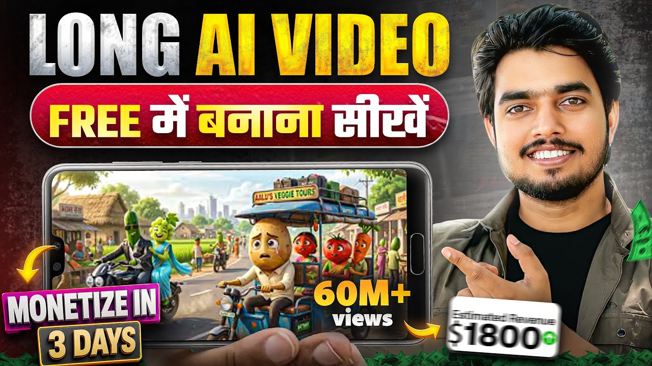 Long AI Video Kaise Banaye? Complete Step-by-Step Tutorial (2026)✅ Ai Automation 