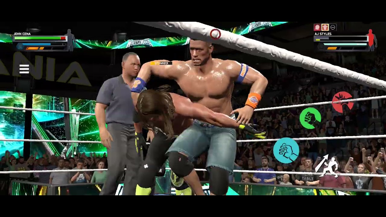 WWE 2K25 MOBILE: JOHN CENA VS AJ STYLYES WRESTLEMANIA 43 2026