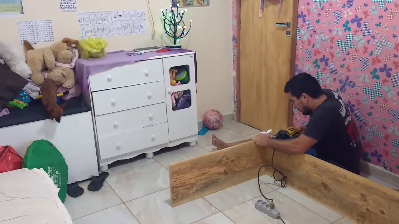 Faça você mesmo cama infantil