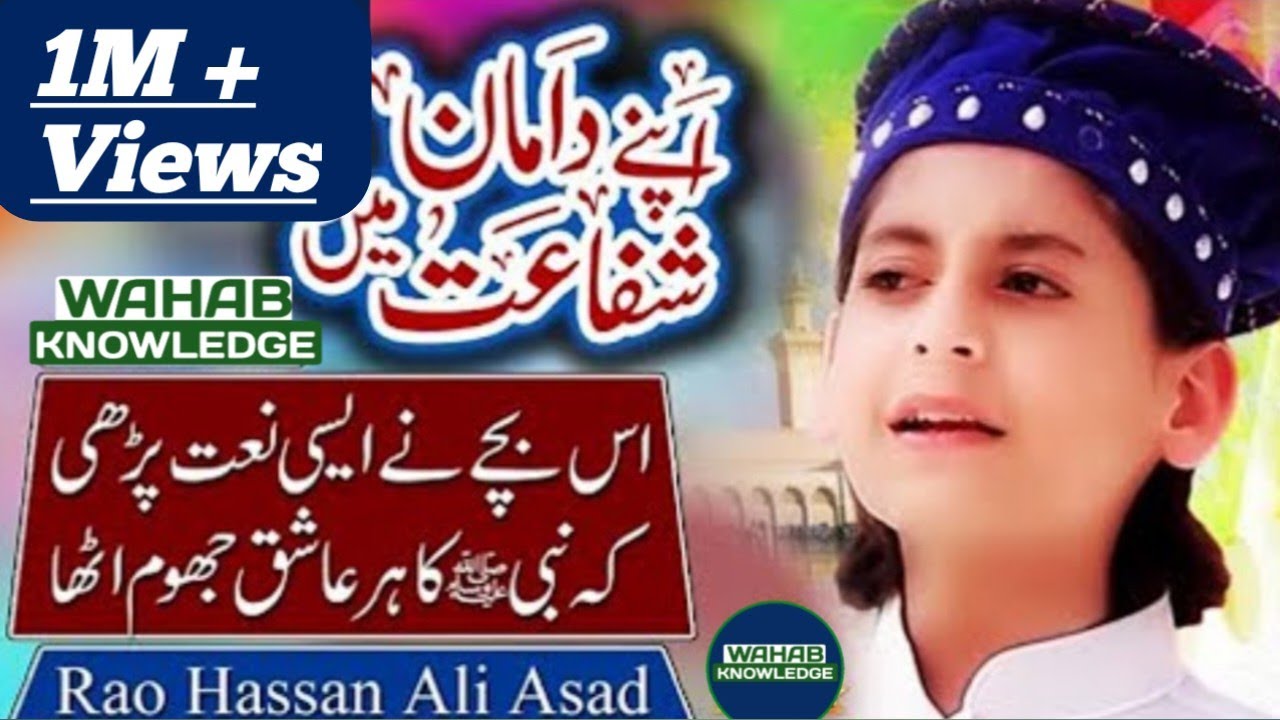 Maine Mana Ki Nikamma Hoon Mager ap Ka Hoon l Apna Daman E Shafat Mein l  Rao Hassan  Beautiful Naat