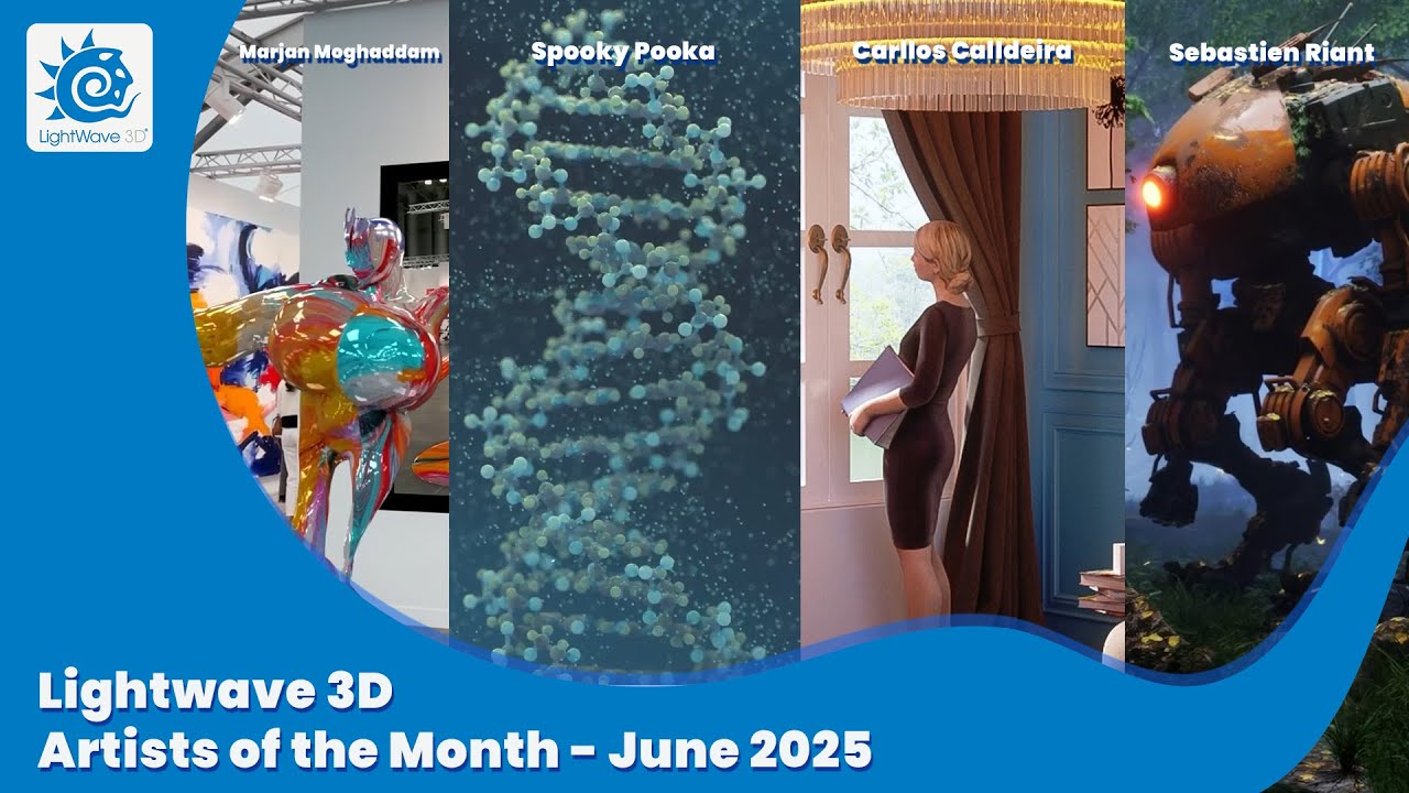 A look back at the Lightwave 3D Artists of the Month for June 2025
